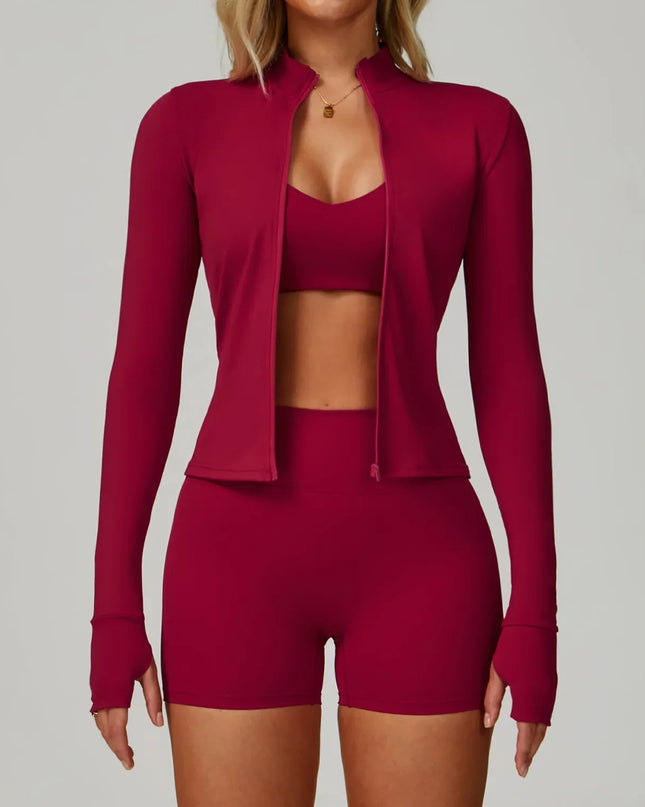 2/3-Piece Activewear Set – Sports Bra & High Waist Leggings Caethelstore.com