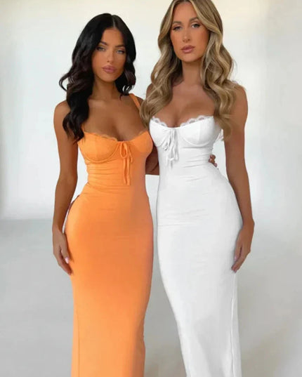 Siesta Elegant Bodycon Maxi Dress