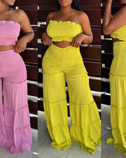 Such a Flare Two-Piece Pants Set