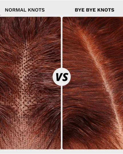 Beautyforever Bye Bye Knots 3.0 Glueless Human Hair Wigs Ready to Wear Jerry Curly Reddish Brown Color Lace Front Human Hair Wig