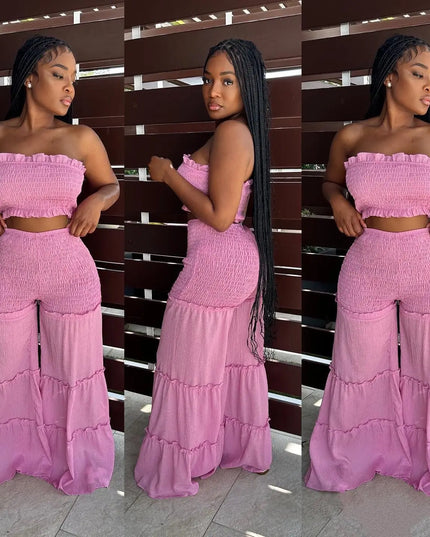 Such a Flare Two-Piece Pants Set