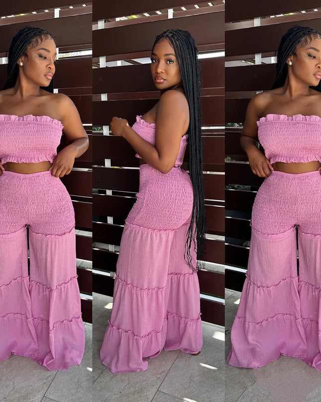 Such a Flare Two-Piece Pants Set