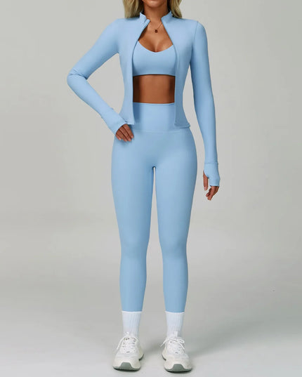 2/3-Piece Activewear Set – Sports Bra & High Waist Leggings Caethelstore.com