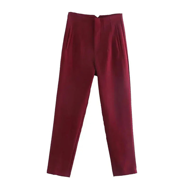 Women’s High Waist Slim Trousers FitiqueFit