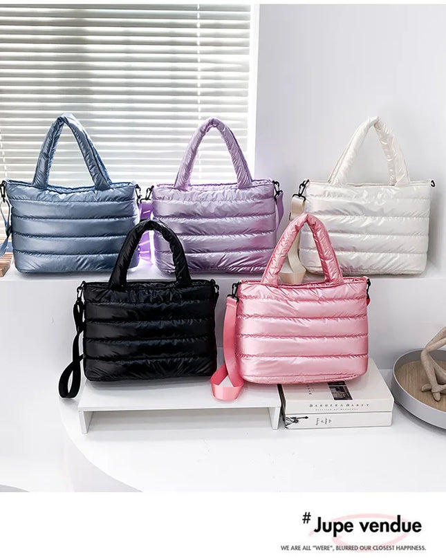 Puffer Tote Bag Collection: Quilted Handbags for Women - Shoulder & Crossbody Styles