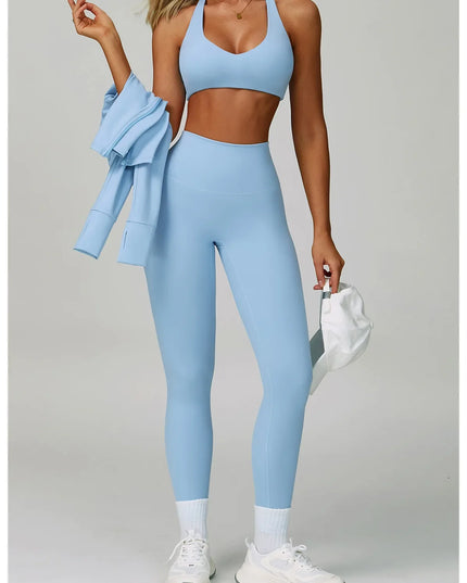 2/3-Piece Activewear Set – Sports Bra & High Waist Leggings Caethelstore.com
