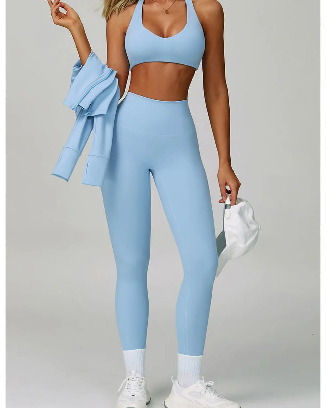 2/3-Piece Activewear Set – Sports Bra & High Waist Leggings Caethelstore.com