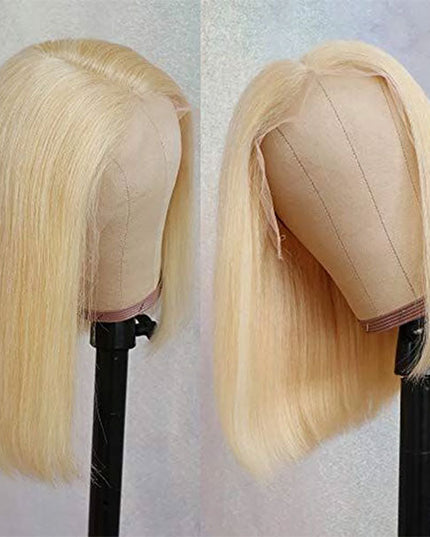 Junoda 613 Blonde Bob 4x4 13x4 Human Hair Lace Wig High Quality Fast Shipping junoda