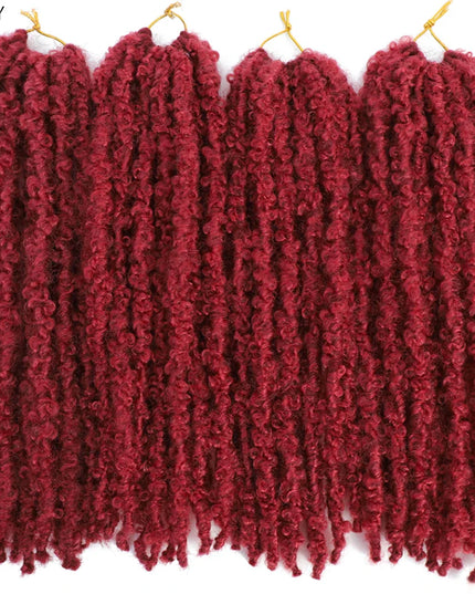 14 12 inch Butterfly Faux Locs Crochet Hair Braids Pre looped Distressed Goddess Butterfly Soft Locs Crochets Braids Cheveux Lok Caethelstore.com