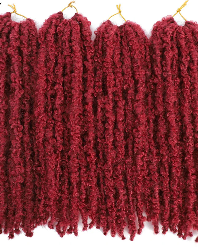 14 12 inch Butterfly Faux Locs Crochet Hair Braids Pre looped Distressed Goddess Butterfly Soft Locs Crochets Braids Cheveux Lok Caethelstore.com