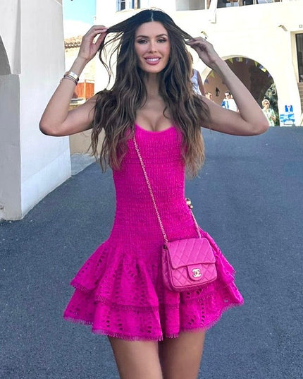 Jessica Bara Vaira Ruffle Mini Dress JESSICA BARA