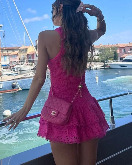 Jessica Bara Vaira Ruffle Mini Dress JESSICA BARA