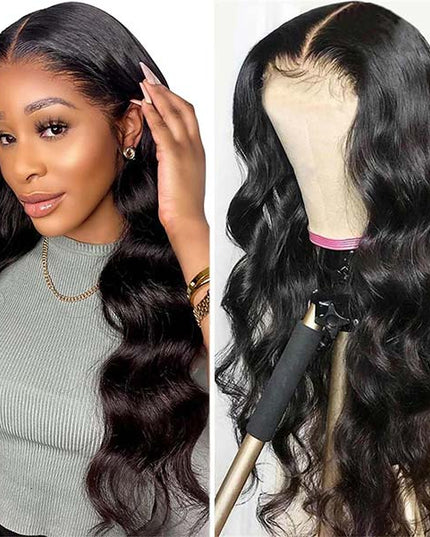 Junoda Body Wave 6x6 Lace Closure Wig Transparent/HD Lace Wig Skin Melt Well junoda
