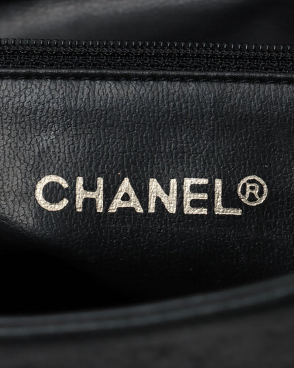 Chanel Lambskin Black Quilted Shoulder Bag 0 Series #3752