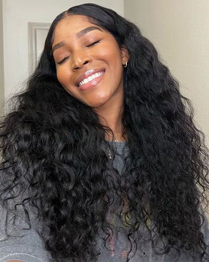 Junoda Wear & Go Water Wave Wig 3 Seconds Install Quick Pre Cut Lace No Stuffy Air Wig LakiaStar Recommend junoda