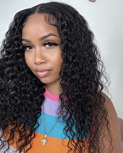 Junoda Wear & Go Water Wave Wig 3 Seconds Install Quick Pre Cut Lace No Stuffy Air Wig LakiaStar Recommend junoda