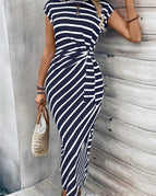 Dark Blue Stripes / L