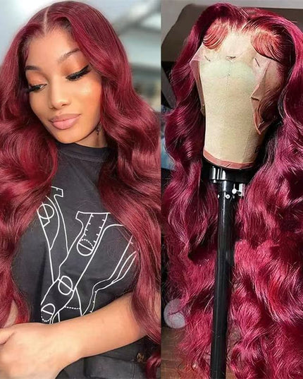 Wine Red Wig Hot Sale Front Lace