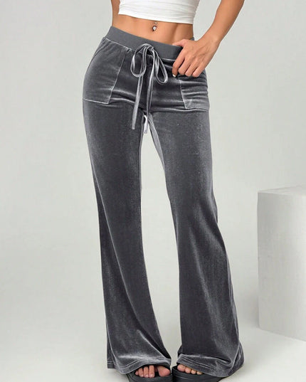 Women's Clothing Flared Trousers Commuting Figure Flattering Casual
