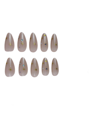 Women's Fashion Drop Shape Press-on Fingernail