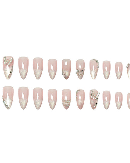 Butterfly Nail Sticker Hot Girl Cat Eye Diamond Wearing Armor Vain Products