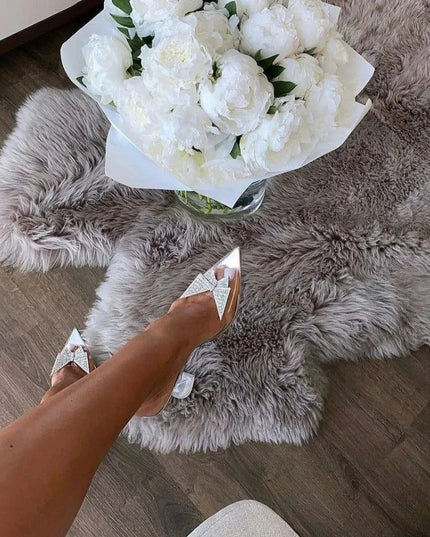 Blair's Secret Crystal Butterfly Brooch Heels
