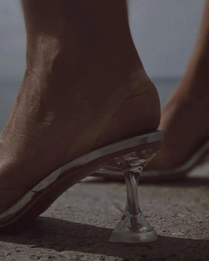Blair's Secret Crystal Butterfly Brooch Heels
