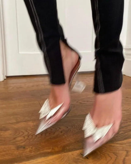 Blair's Secret Crystal Butterfly Brooch Heels