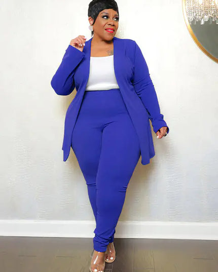 Plus Size Women’s Matching Two-Piece Outfit Set