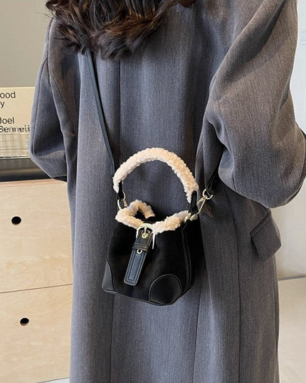 Crossbody Bags Women Shoulder Bag Casual Retro Plush Bag Versatile Plush Designer Bags Purse And Handbags Female Bags