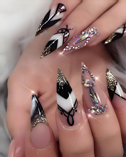 Butterfly Nail Sticker Hot Girl Cat Eye Diamond Wearing Armor Vain Products
