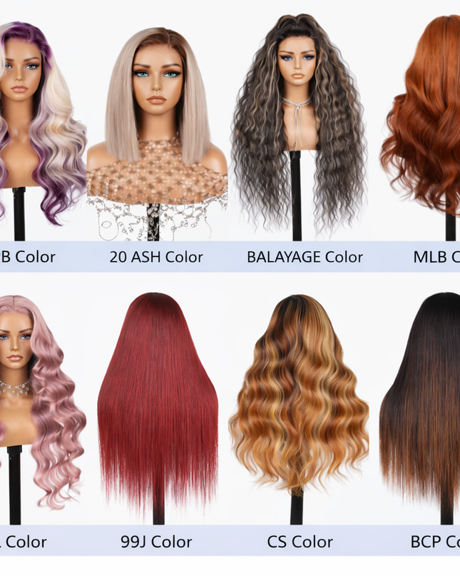 Black HD Invisible Transparent 24' Lace Front Wigs Glueless Lace Brazilian Human Hair Pre-Plucked Wigs With Bleached Knots