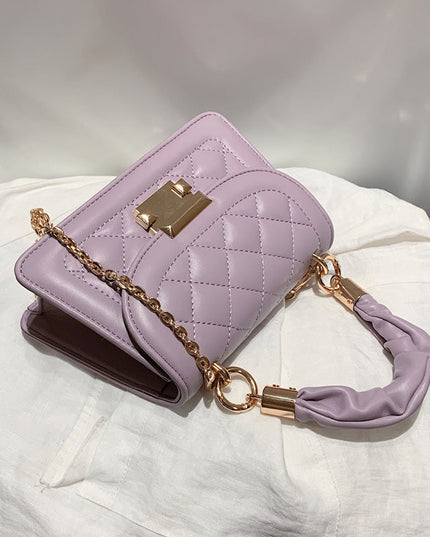 Summer New Fashion Chain Messenger Net Red Ladies Rhombus Small Square Bag
