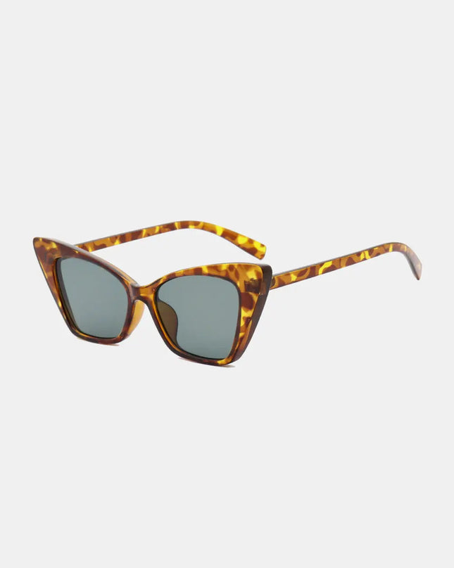 Retro Cat Eye Sunglasses with Acetate Lens – UV400 Protection
