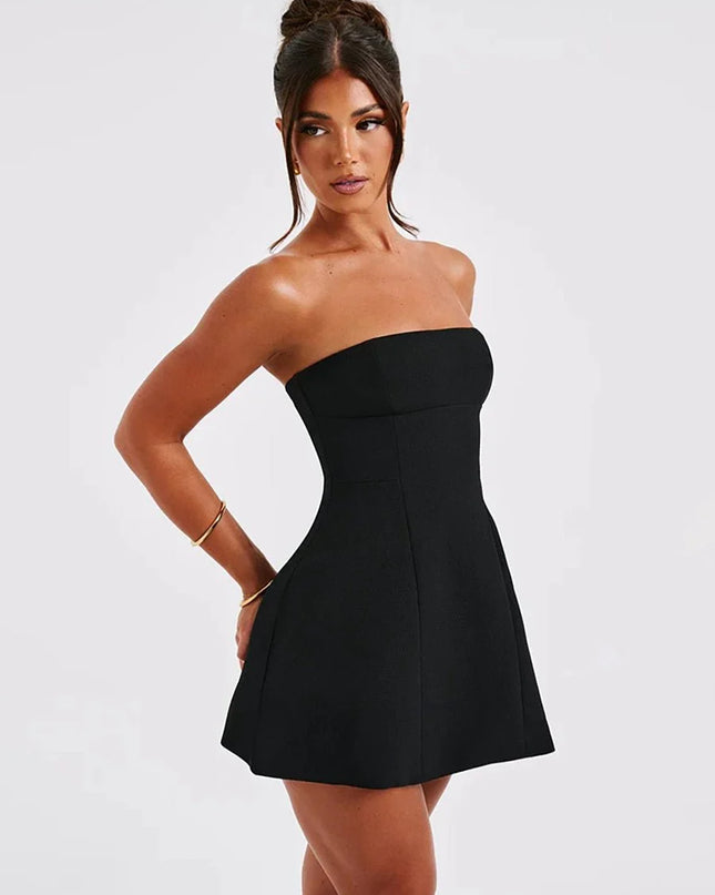 Daisy Summer Tube Dress - Floral Chic for Sunny Days