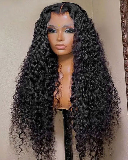 Junoda Deep Wave Invisi Strap Snug Fit 360 Transparent Lace Frontal Bleached Knots Pre Cut Lace Wig junoda
