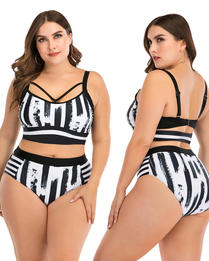 Plus Size Women's Sexy Bikini Swimwear
