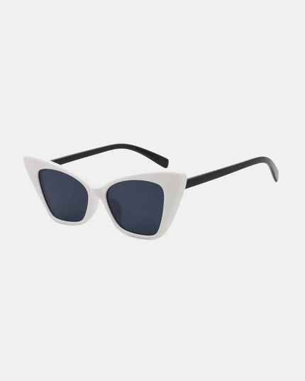 Retro Cat Eye Sunglasses with Acetate Lens – UV400 Protection