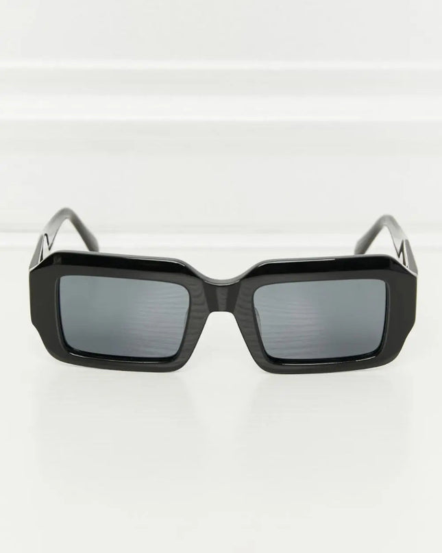 Rectangle TAC Polarized Full Rim UV400 Sunglasses
