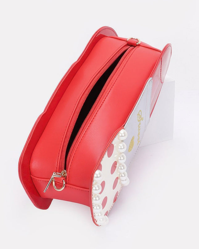 Faux Leather Lipstick Novelty Bag Tigbul's Variety Fashion Shop