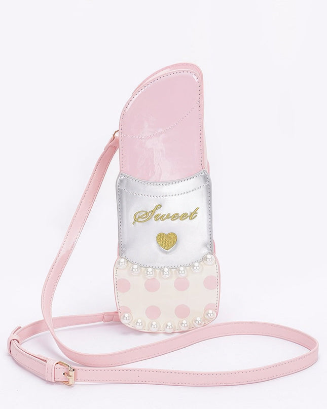 Faux Leather Lipstick Novelty Bag Tigbul's Variety Fashion Shop