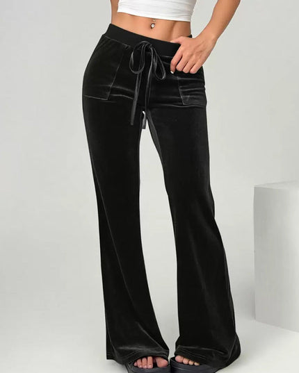 Women's Clothing Flared Trousers Commuting Figure Flattering Casual