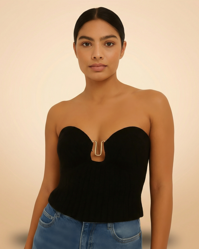 Sleek Knit Tube Top