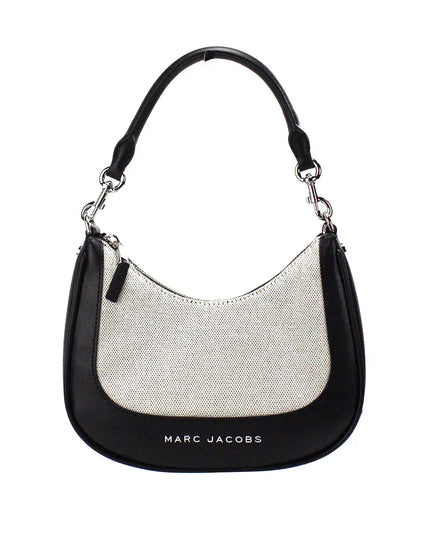 Marc Jacobs Terry Canvas Leather Hobo Shoulder Bag