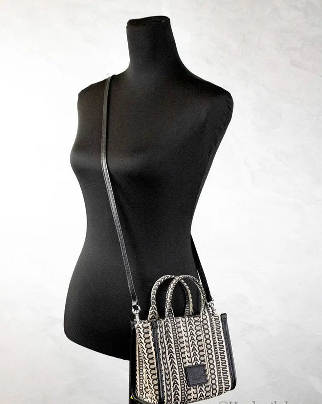 Marc Jacobs The Monogram Tote Canvas Crossbody Bag