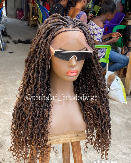 Soft Locs Wig Glueless Faux Locs Full Lace African Queen