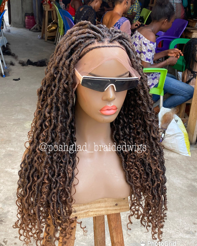 Soft Locs Wig Glueless Faux Locs Full Lace African Queen
