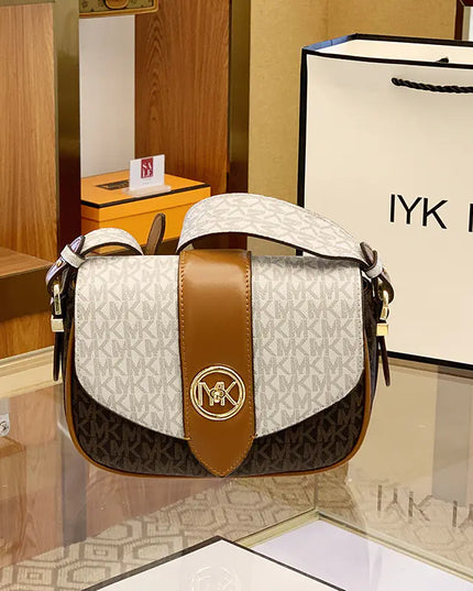 New Women's Leather Saddle Bag