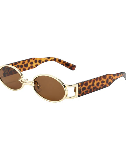 Retro Oval Frame Sunglasses