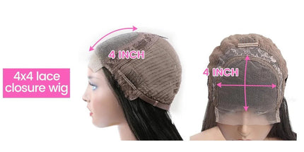 Junoda 613 Blonde Straight Bob 4x4 Human Hair Lace Closure Wig 150% Density High Quality For Summer junoda